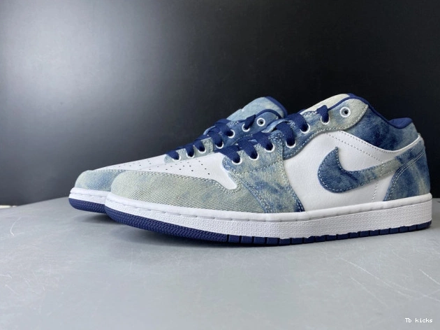 TBK Washed 1 CZ8455-100 Denim Jordan Low Air 0711